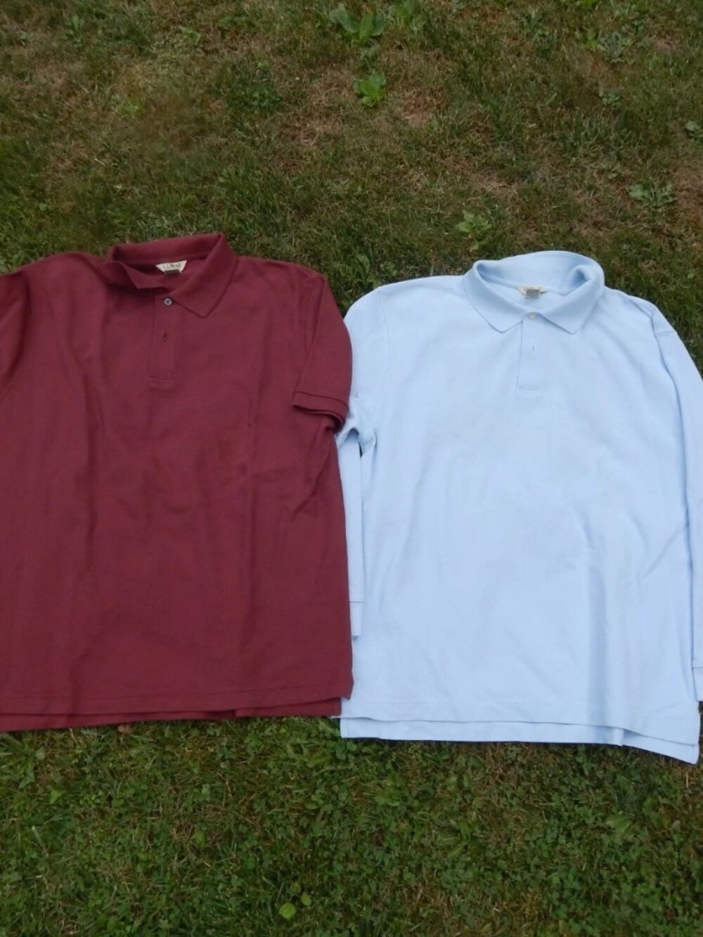 LL L.L. Bean Polo Lot Mens Polo Shirts Golf Lot of 2